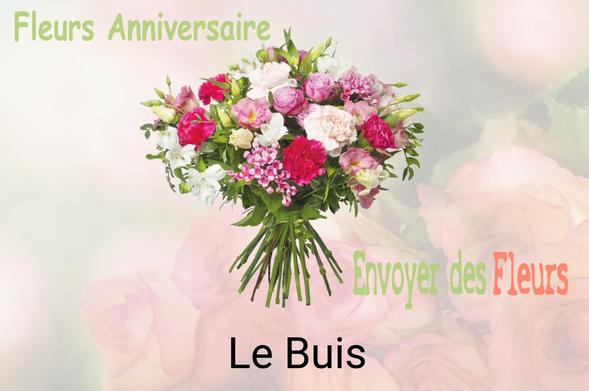 Bouquet de fleurs d’anniversaire livré à Le Buis